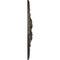 Ekena Millwork Bordeaux Deluxe Ceiling Medallion (Canopies up to 4"), 23 5/8"OD x 3"ID x 2"P, Bronze Blue Patina CM23BOBBS - alternate 3